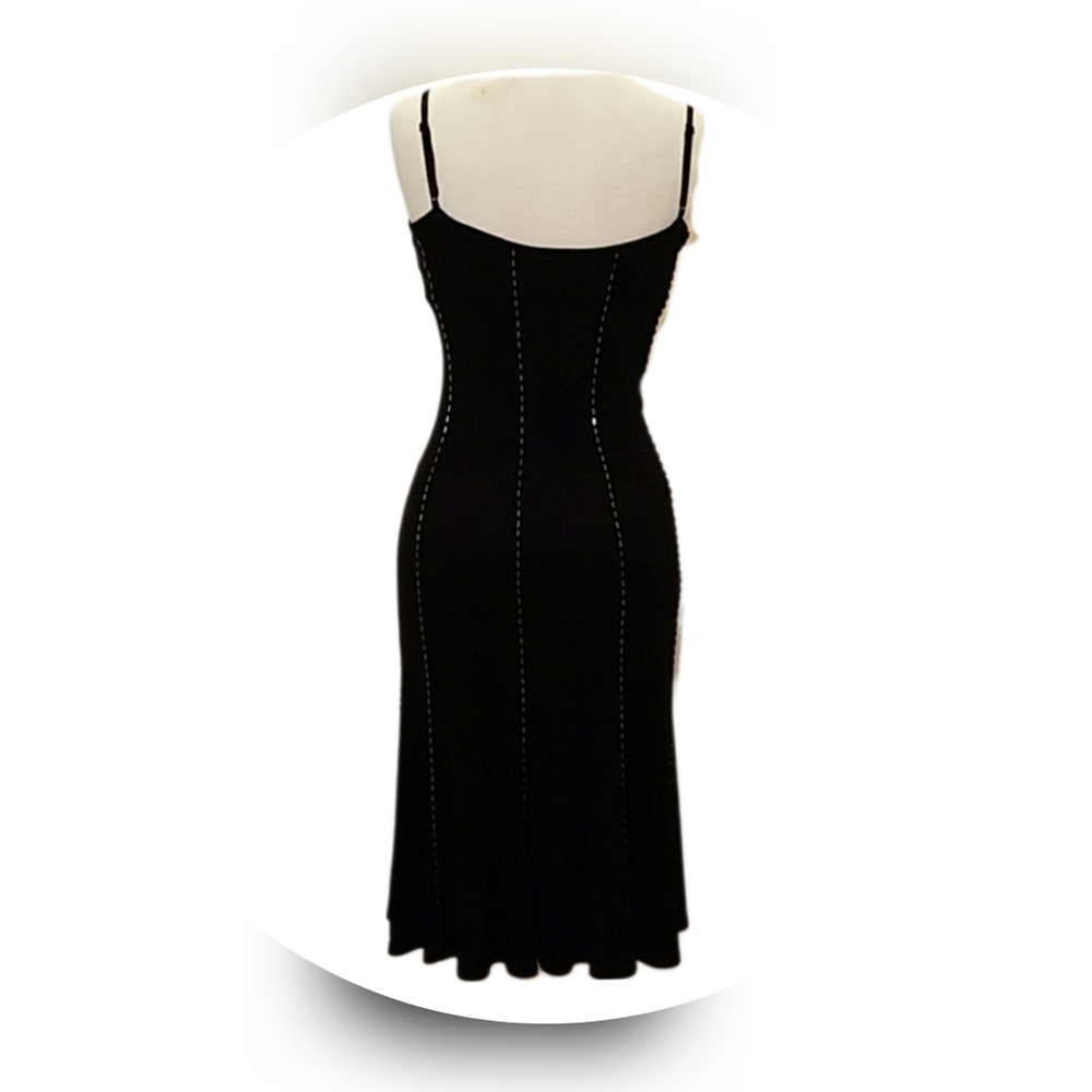 BCBGMaxAzria Beaded Dress with Adjustable Straps - Picture 11 of 16